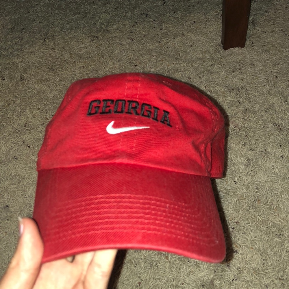 Red bike Georgia hat